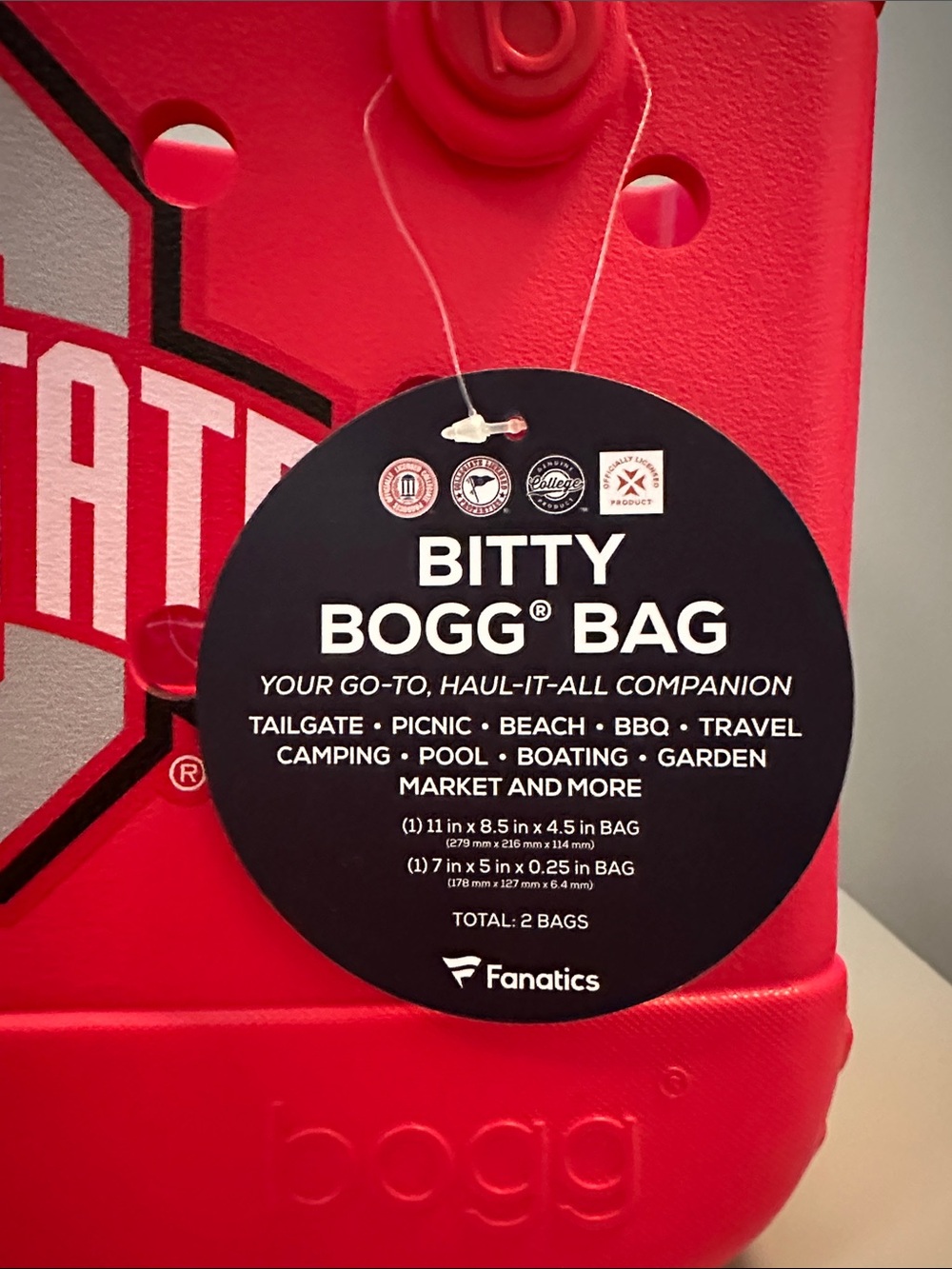 NWT bitty BOGG Bag Ohio State - Picture 5 of 9
